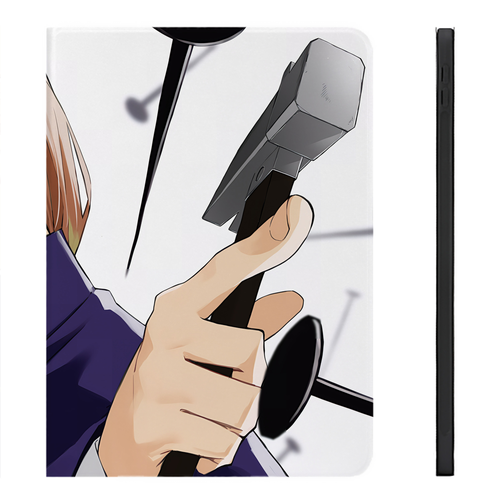 （画像用） 呪術廻戦 Jujutsu Kaisen IPadケース ペンホルダー付き ブックスタイルデザイン